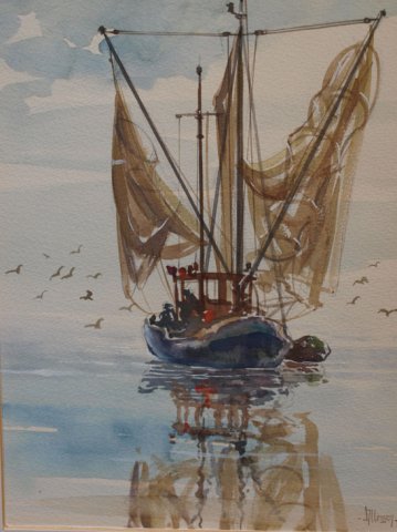 visser op IJzelmeer